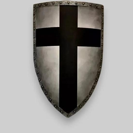 Medieval Knight Black Cross Shield Templar Steel Battle Warrior LARP Combat Armor Shield Perfect For Display And Combat
Medieval Knight Black Cross Shield Templar Steel Battle Warrior LARP Combat Armor Shield Perfect For Display And Combat