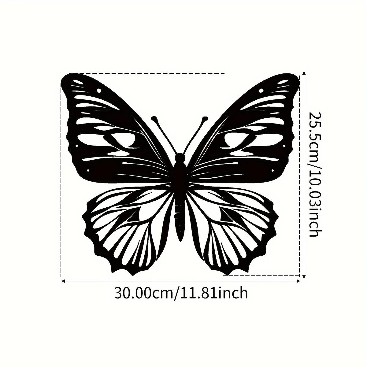 Элегантная большая металлическая бабочка настенное искусство наружный декор для садов и веранд, стильные идеи настенного искусства для улучшения вашего сада светло-серый
Элегантная большая металлическая бабочка настенное искусство наружный декор для садов и веранд, стильные идеи настенного искусства для улучшения вашего сада светло-серый