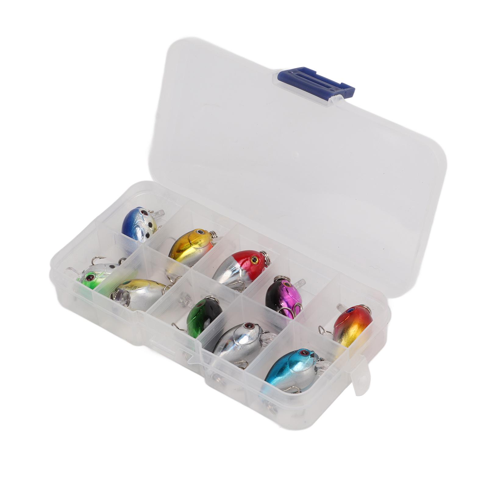 10Pcs Fishing Lures Mini Portable 3D Eyes Lifelike Appearance Durable ABS Bass Lures
10Pcs Fishing Lures Mini Portable 3D Eyes Lifelike Appearance Durable ABS Bass Lures
