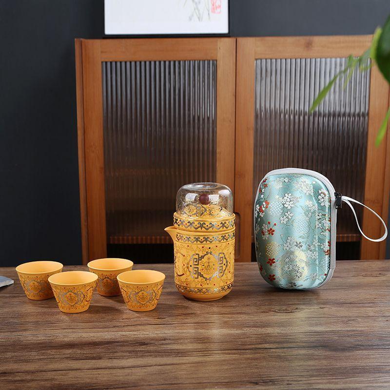 Chinese Style Purple Clay Tea Set Outdoor Travel Portable Kung Fu Tea Set Traditional Household Teapot Teacup Kung Fu Teaware
Chinese Style Purple Clay Tea Set Outdoor Travel Portable Kung Fu Tea Set Traditional Household Teapot Teacup Kung Fu Teaware