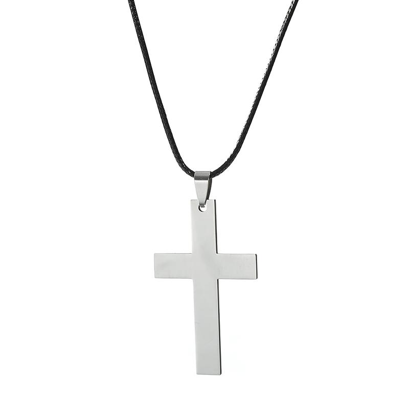 Fashion Stainless Steel Cross Pendant Necklace For Women Men Rope Chain Charm Necklace Cool Boys Girls Punk Hip Hop Jewelry Gift 50cm
Fashion Stainless Steel Cross Pendant Necklace For Women Men Rope Chain Charm Necklace Cool Boys Girls Punk Hip Hop Jewelry Gift 50cm