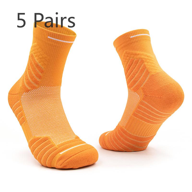5 пар мужских летних профессиональных тренировочных носков средней длины из дышащей сетки, быстросохнущие спортивные носки 5 pairs оранжевый
5 пар мужских летних профессиональных тренировочных носков средней длины из дышащей сетки, быстросохнущие спортивные носки 5 pairs оранжевый