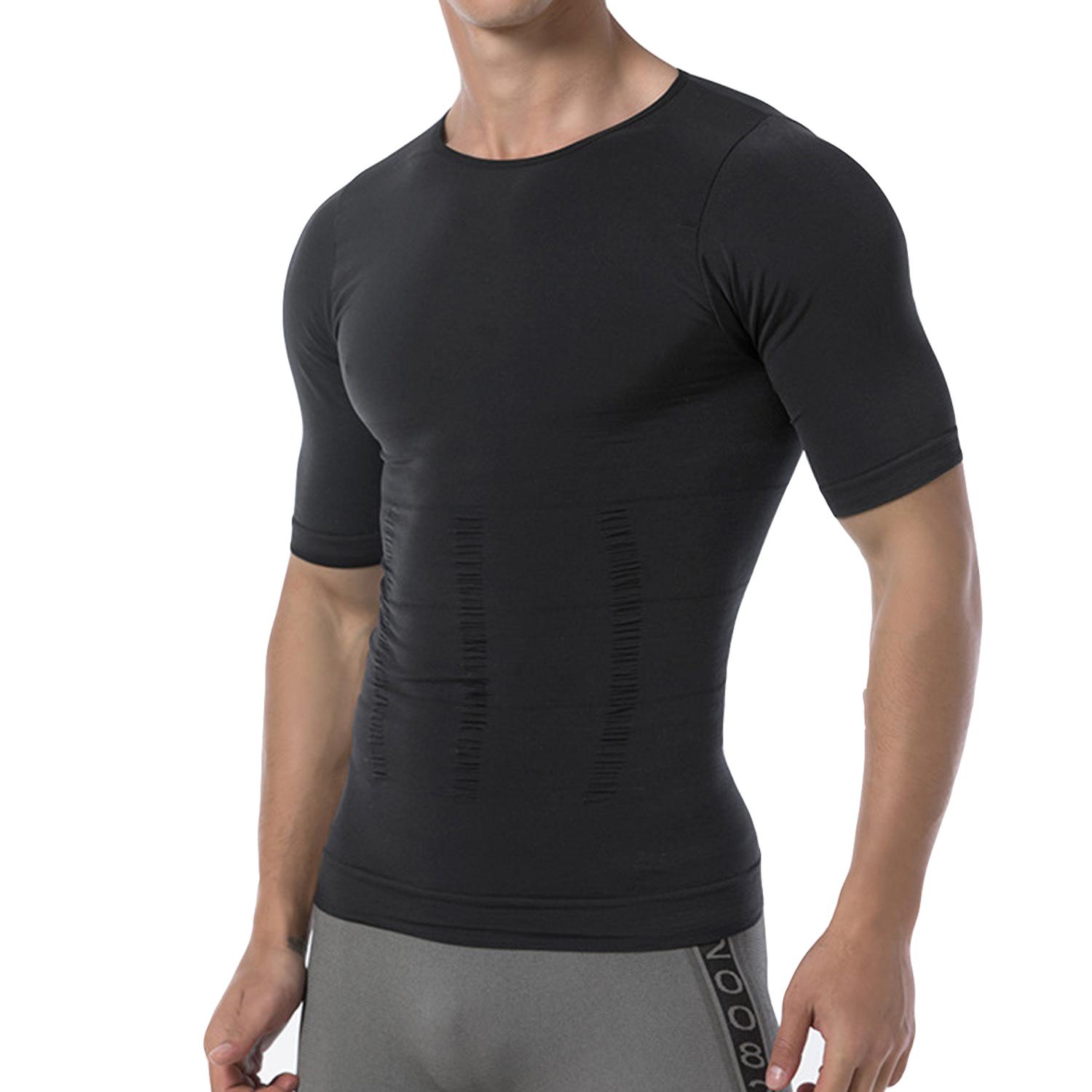 Мужская утягивающая футболка с коротким рукавом, топы, майка, утягивающее белье, утягивающее белье, компрессионная рубашка для живота L чёрный
Мужская утягивающая футболка с коротким рукавом, топы, майка, утягивающее белье, утягивающее белье, компрессионная рубашка для живота L чёрный