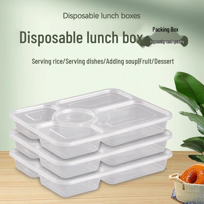 Disposable 5-Compartment Microwaveable Takeaway Food Container
Disposable 5-Compartment Microwaveable Takeaway Food Container