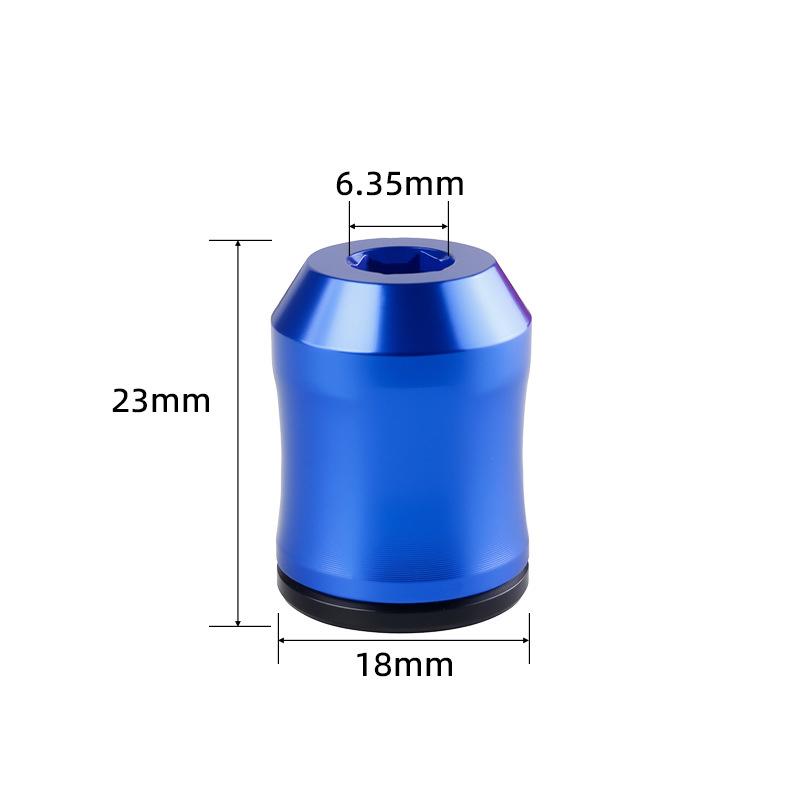 1Pcs 6.35mm Magnetic Screw Ring Aluminum Alloy Screwdriver Bit Magnetizer Magnetic Ring for Drill Bit синій
1Pcs 6.35mm Magnetic Screw Ring Aluminum Alloy Screwdriver Bit Magnetizer Magnetic Ring for Drill Bit синій