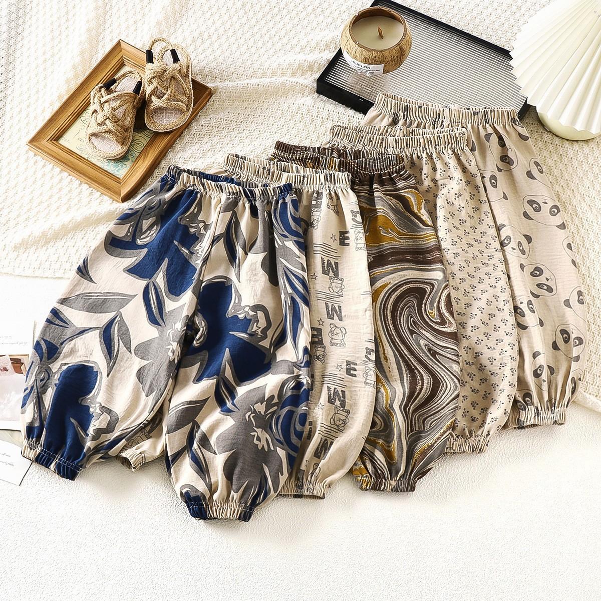 Children Summer Printed Casual Trousers Boys Girls Breathable Mosquito Proof Pants Thin Design Lantern Pants 80
Children Summer Printed Casual Trousers Boys Girls Breathable Mosquito Proof Pants Thin Design Lantern Pants 80
