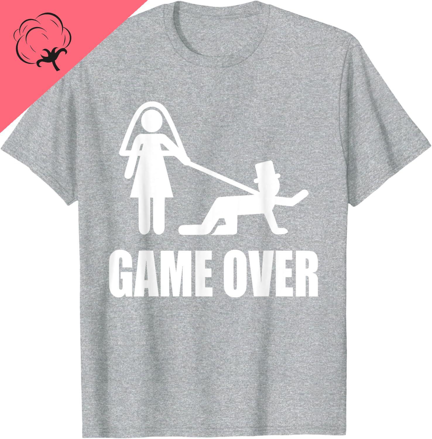 New Style Pure Cotton Unisex Women Tshirt Funny Getting Married Game Over Wedding Gag Team Groom TShirts 3XL
New Style Pure Cotton Unisex Women Tshirt Funny Getting Married Game Over Wedding Gag Team Groom TShirts 3XL