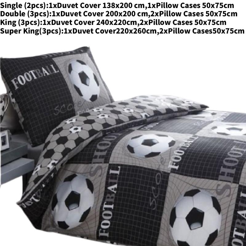 Digital Football 3d Printed Bedding Duvet Cover Pillowcase Set Bedroom Decor Single(138x200cm)
Digital Football 3d Printed Bedding Duvet Cover Pillowcase Set Bedroom Decor Single(138x200cm)