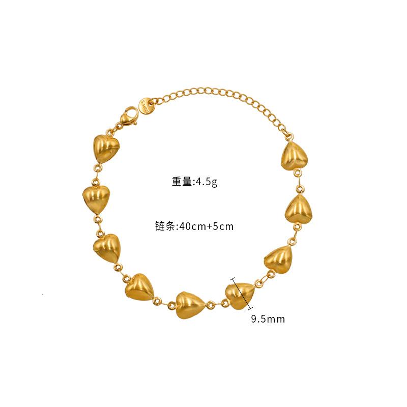 Titanium Steel Necklace Female Love Pendant Splicing Summer Collarbone Chain Stainless Steel Jewelry Source Factory
Titanium Steel Necklace Female Love Pendant Splicing Summer Collarbone Chain Stainless Steel Jewelry Source Factory