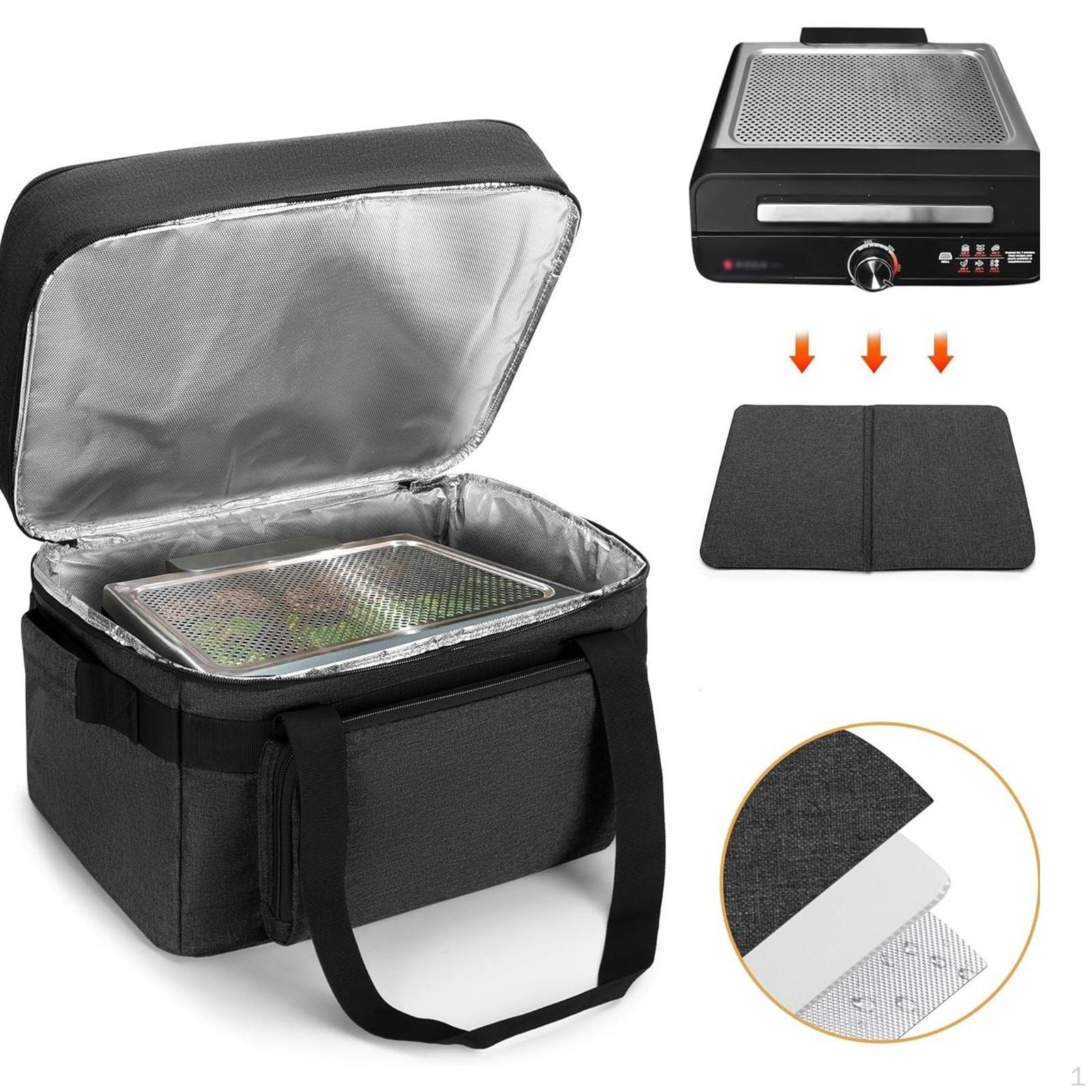 Сумка для переноски гриля для помещений, двухслойная, электрическая, многоцелевая, с нижней подкладкой, портативная
Сумка для переноски гриля для помещений, двухслойная, электрическая, многоцелевая, с нижней подкладкой, портативная