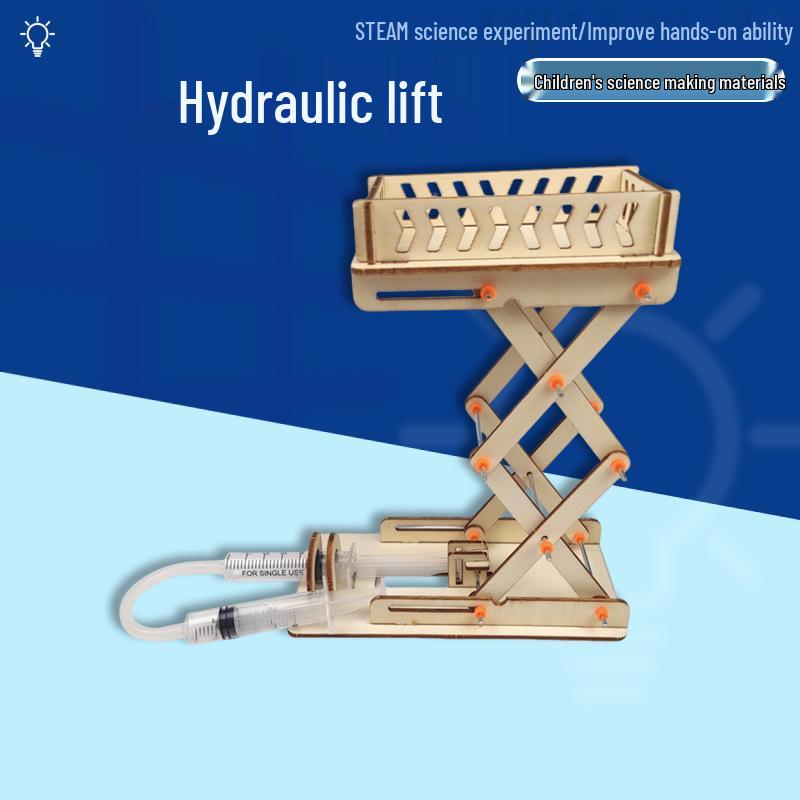 DIY Wooden Hydraulic Lift Platform: Children s Creative Science Project Kit Hydraulic Lift Platform (1 Set)
DIY Wooden Hydraulic Lift Platform: Children s Creative Science Project Kit Hydraulic Lift Platform (1 Set)