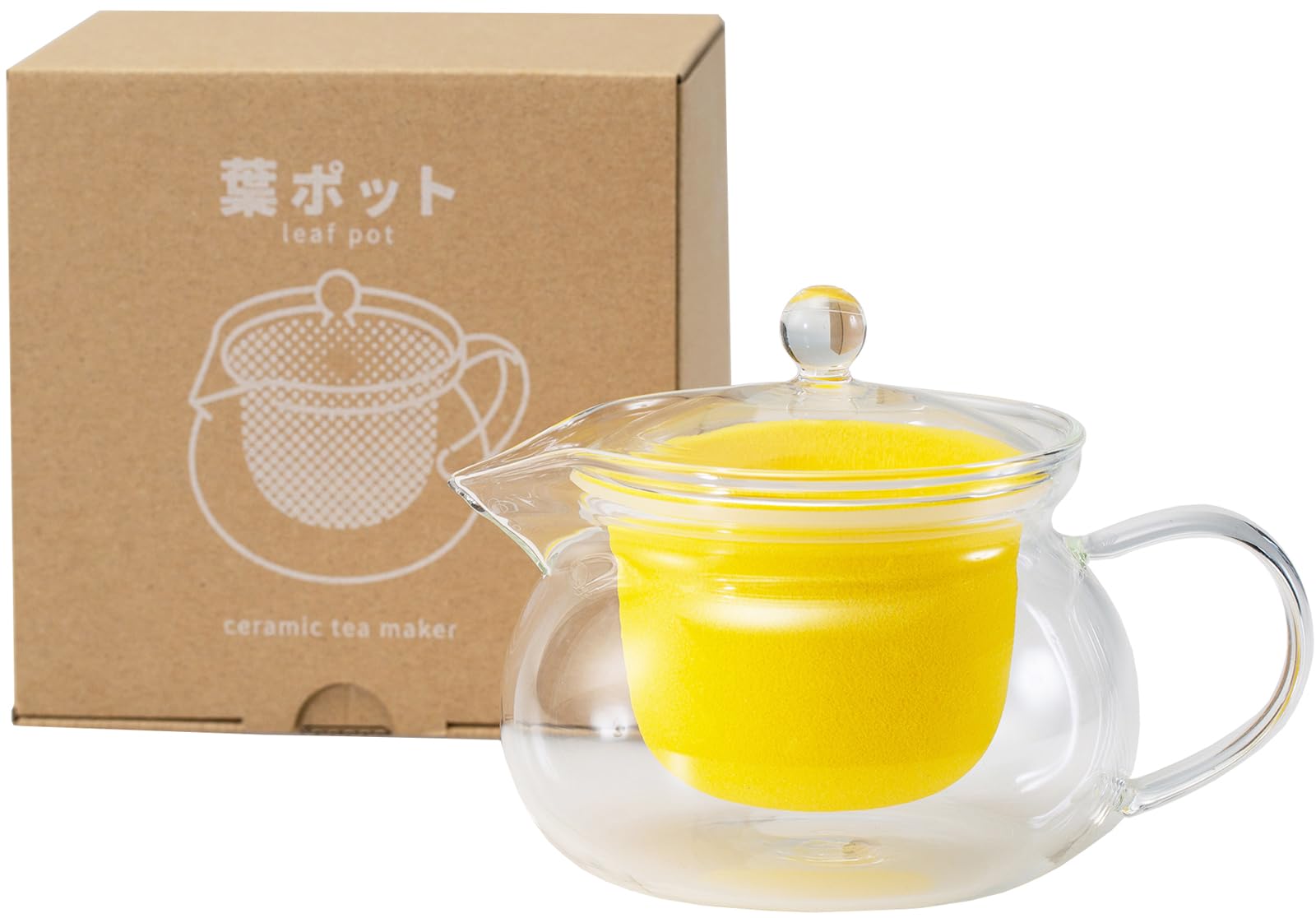 Sancera Hasami-yaki Ceramic Teapot, Lemon Yellow, C-H2-Y
Sancera Hasami-yaki Ceramic Teapot, Lemon Yellow, C-H2-Y