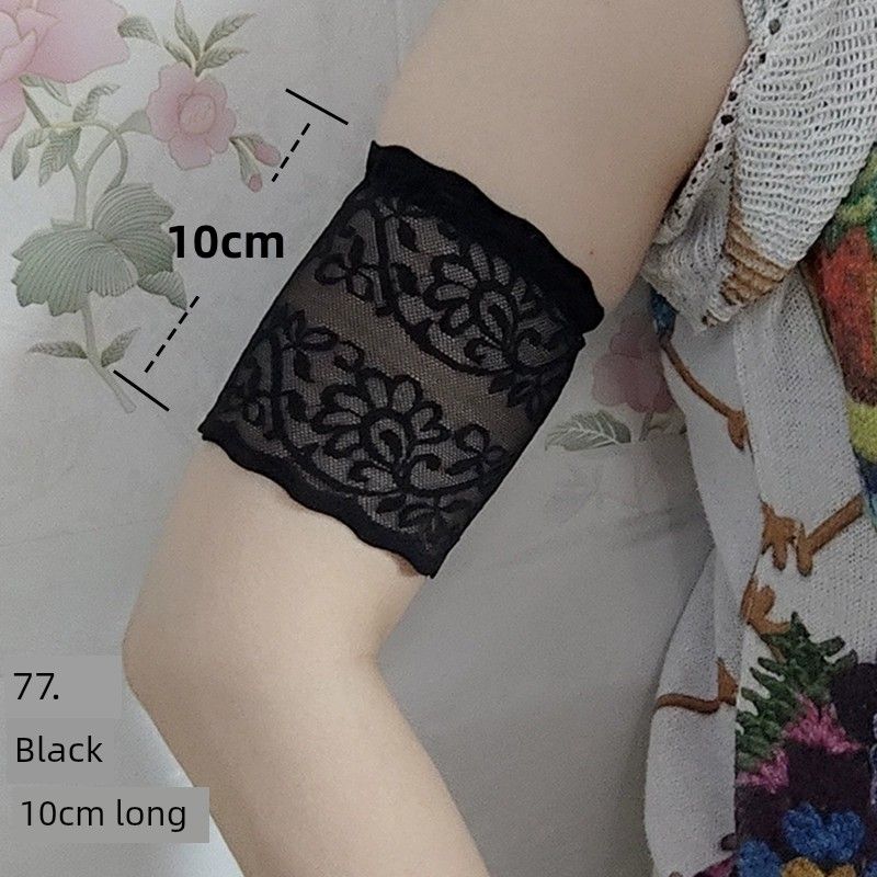 Lace Oversleeve K-style Black Arm Sleeve Women s Skin Color Arm Sleeve Scar Covering Tattoo Elbow Pad Elbow Sleeve Gloves No. 77 black pair 10cm long S
Lace Oversleeve K-style Black Arm Sleeve Women s Skin Color Arm Sleeve Scar Covering Tattoo Elbow Pad Elbow Sleeve Gloves No. 77 black pair 10cm long S
