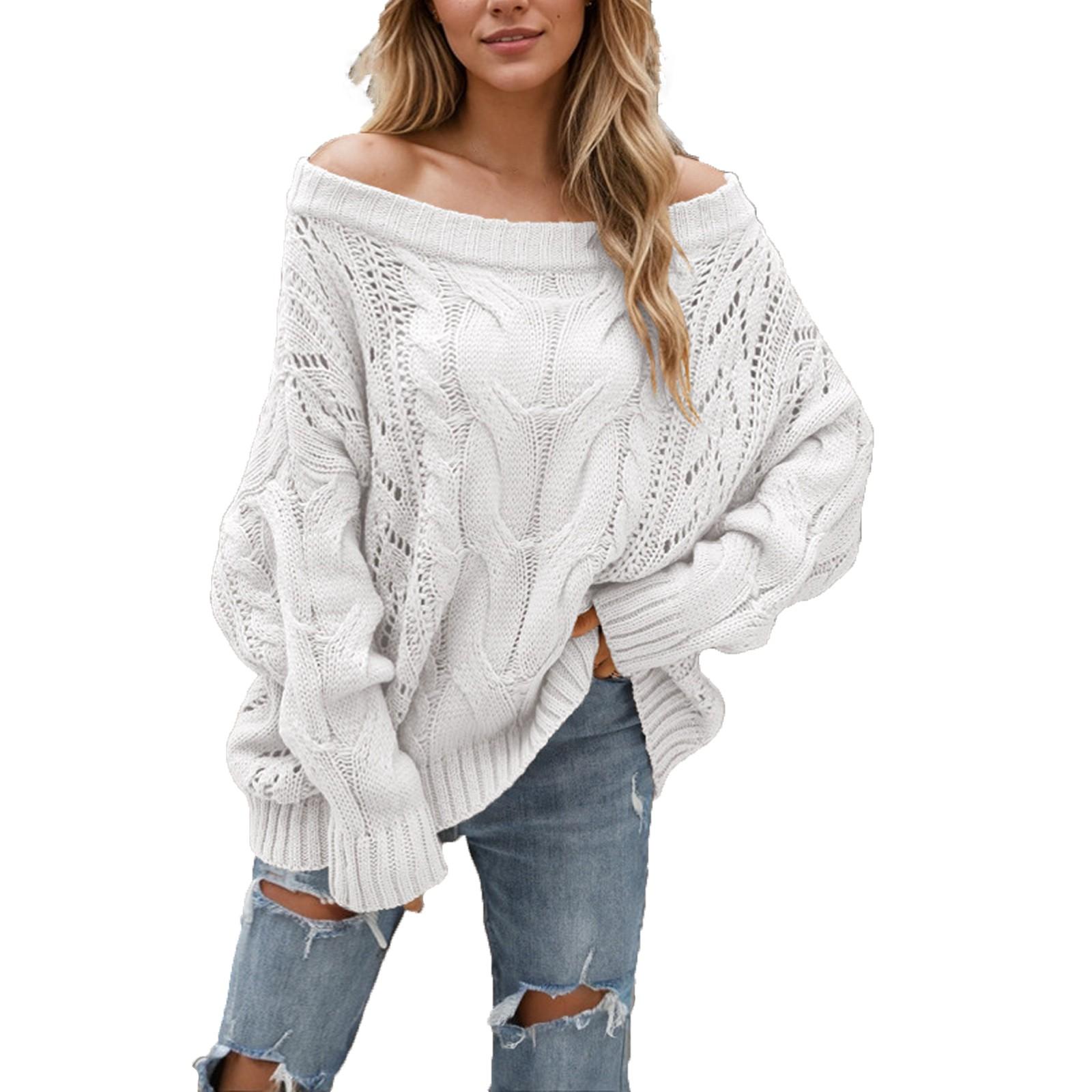 Жіночий повсякденний модний зручний пуловер з круглим вирізом, одноколірний в’язаний светр з довгим рукавом і вуличним трендом XL білий
Жіночий повсякденний модний зручний пуловер з круглим вирізом, одноколірний в’язаний светр з довгим рукавом і вуличним трендом XL білий