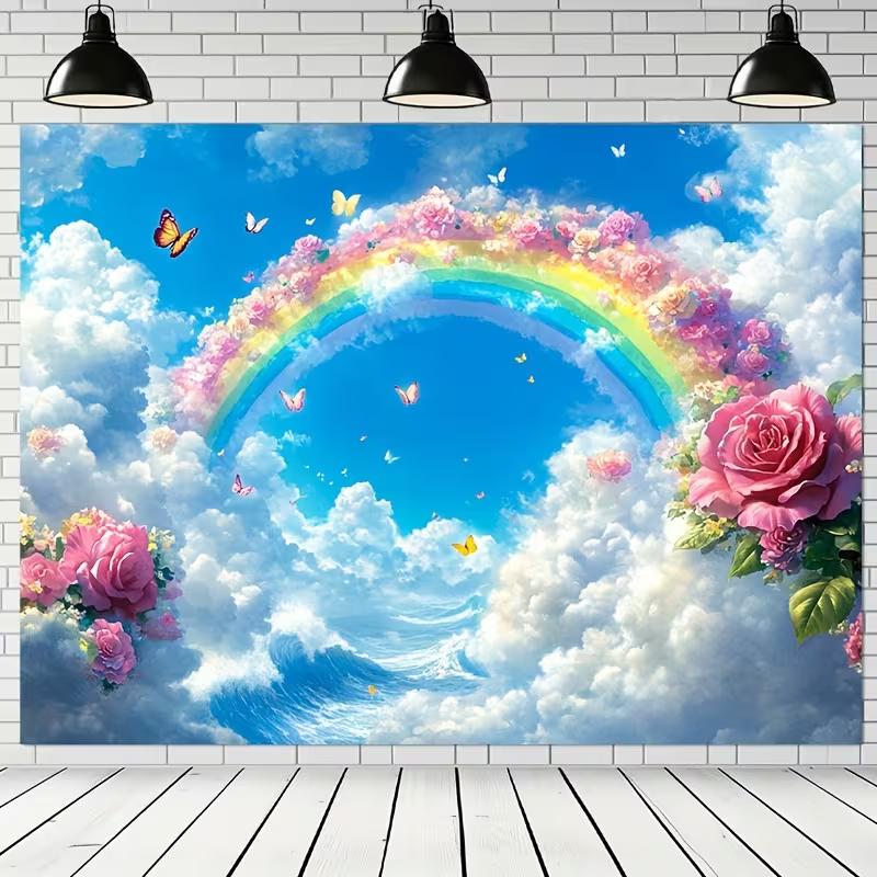 2D Blue Sky Print Party Backdrop for Princess & Fairy Tale Celebrations 47.2x31.5inch/120*80cm
2D Blue Sky Print Party Backdrop for Princess & Fairy Tale Celebrations 47.2x31.5inch/120*80cm
