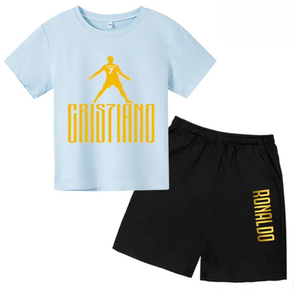 Children s T-shirt Summer Casual Round Neck Sports Set 140
Children s T-shirt Summer Casual Round Neck Sports Set 140