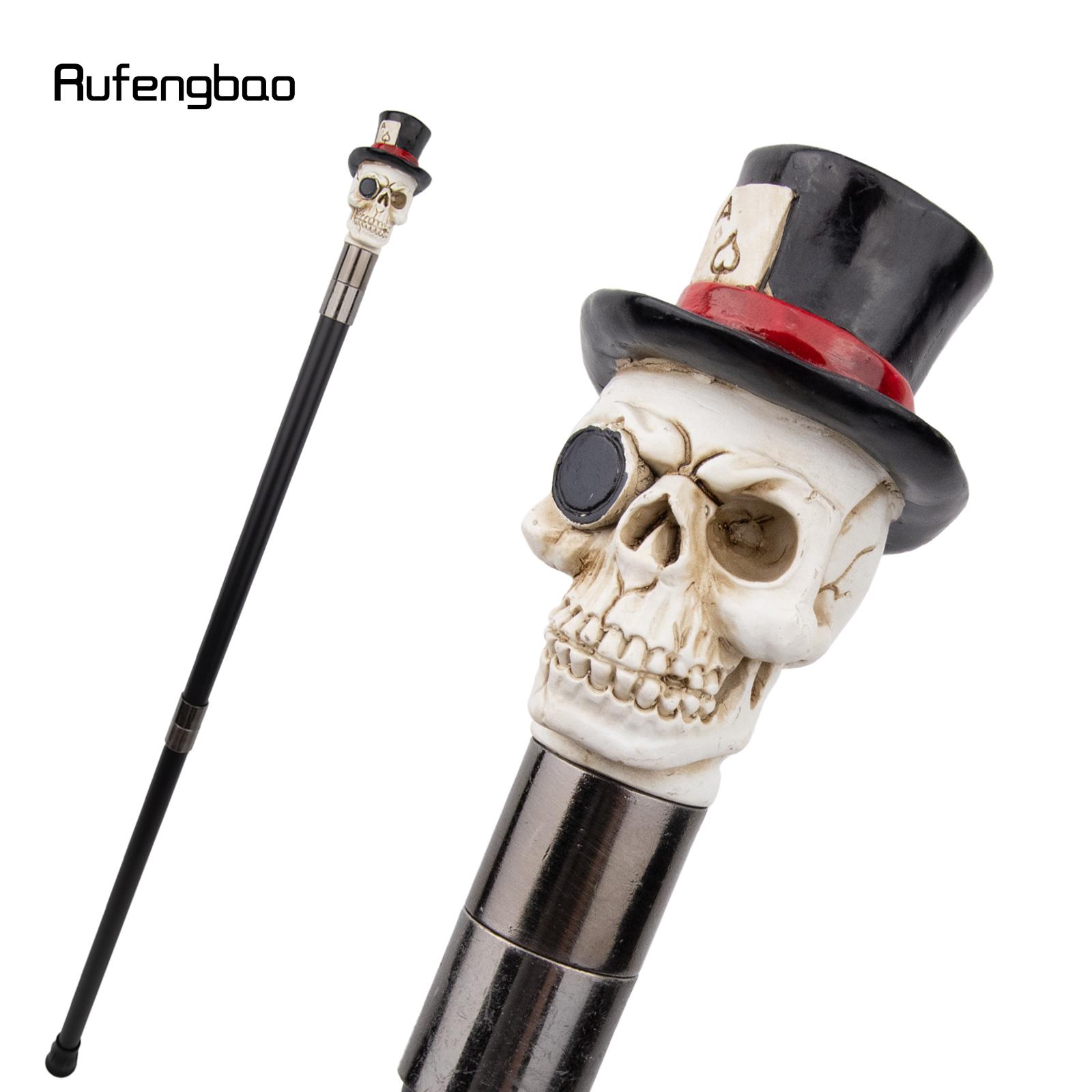 White Resin Skull Head Walking Cane Fashion Decorative Steel Walking Stick Gentleman Elegant Cosplay Cane Knob Crosier 94cm
White Resin Skull Head Walking Cane Fashion Decorative Steel Walking Stick Gentleman Elegant Cosplay Cane Knob Crosier 94cm