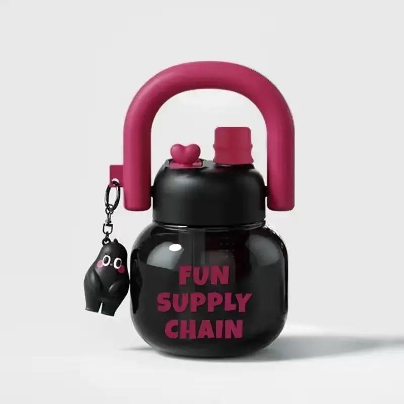 Large Capacity Ton Ton Cup High Appearance Big Belly Drinking Cup Portable High Temperature Resistance Space Straw Water Bottle 800ml чёрный
Large Capacity Ton Ton Cup High Appearance Big Belly Drinking Cup Portable High Temperature Resistance Space Straw Water Bottle 800ml чёрный