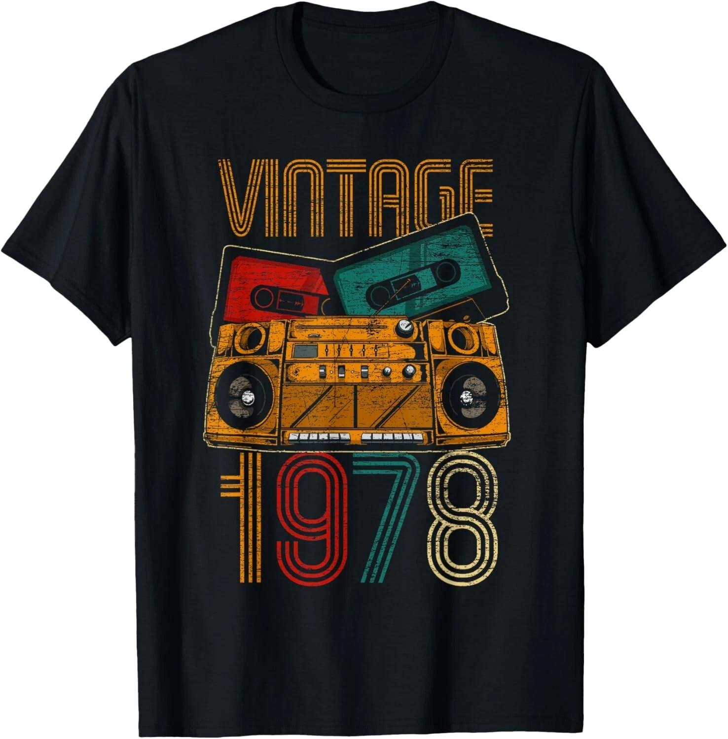 46th Birthday Gifts - Years Old Vintage 1978 Tee Gift Unisex T-Shirt 4XL
46th Birthday Gifts - Years Old Vintage 1978 Tee Gift Unisex T-Shirt 4XL