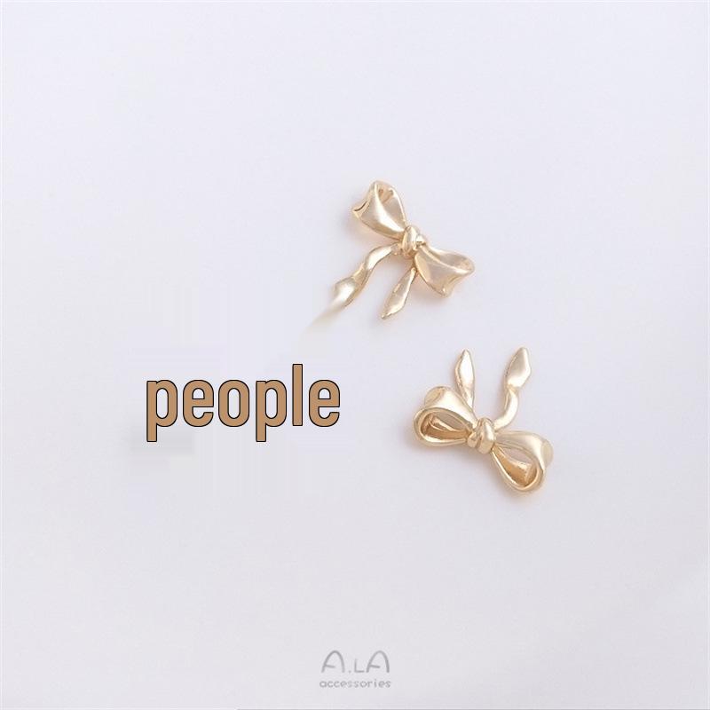 14K Gold Filled Polished 3D Bow Pendant Charm for DIY Bracelets, Necklaces, and Earrings.
14K Gold Filled Polished 3D Bow Pendant Charm for DIY Bracelets, Necklaces, and Earrings.