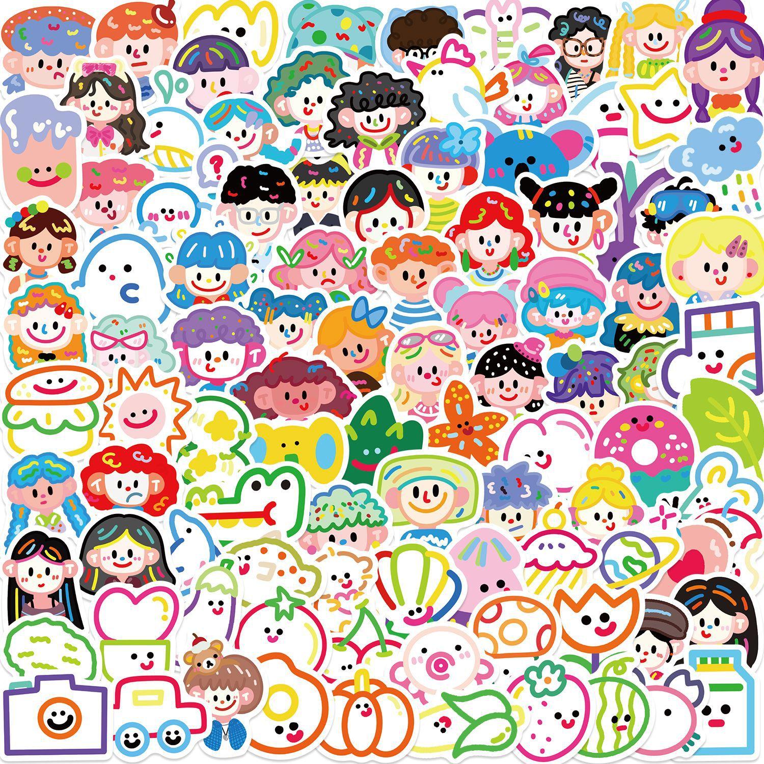 100PCS Funny Cute Dopamine Element Stickers Laptop Graffiti Skateboard Waterproof Scrapbooking Phone Cup Luggage Sticker Decals
100PCS Funny Cute Dopamine Element Stickers Laptop Graffiti Skateboard Waterproof Scrapbooking Phone Cup Luggage Sticker Decals