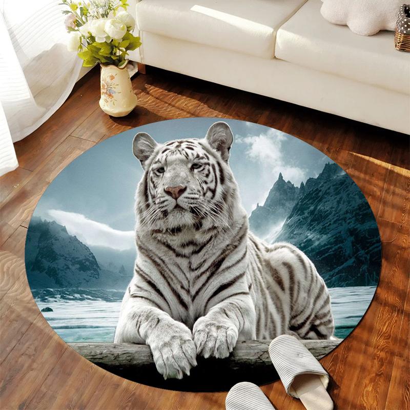 1Pc Tiger theme Circular Print Rug - home decoration Carpet For Living Room Bedroom Flooring Computer Chair Area Rug 80x80cm( 31x31in)
1Pc Tiger theme Circular Print Rug - home decoration Carpet For Living Room Bedroom Flooring Computer Chair Area Rug 80x80cm( 31x31in)