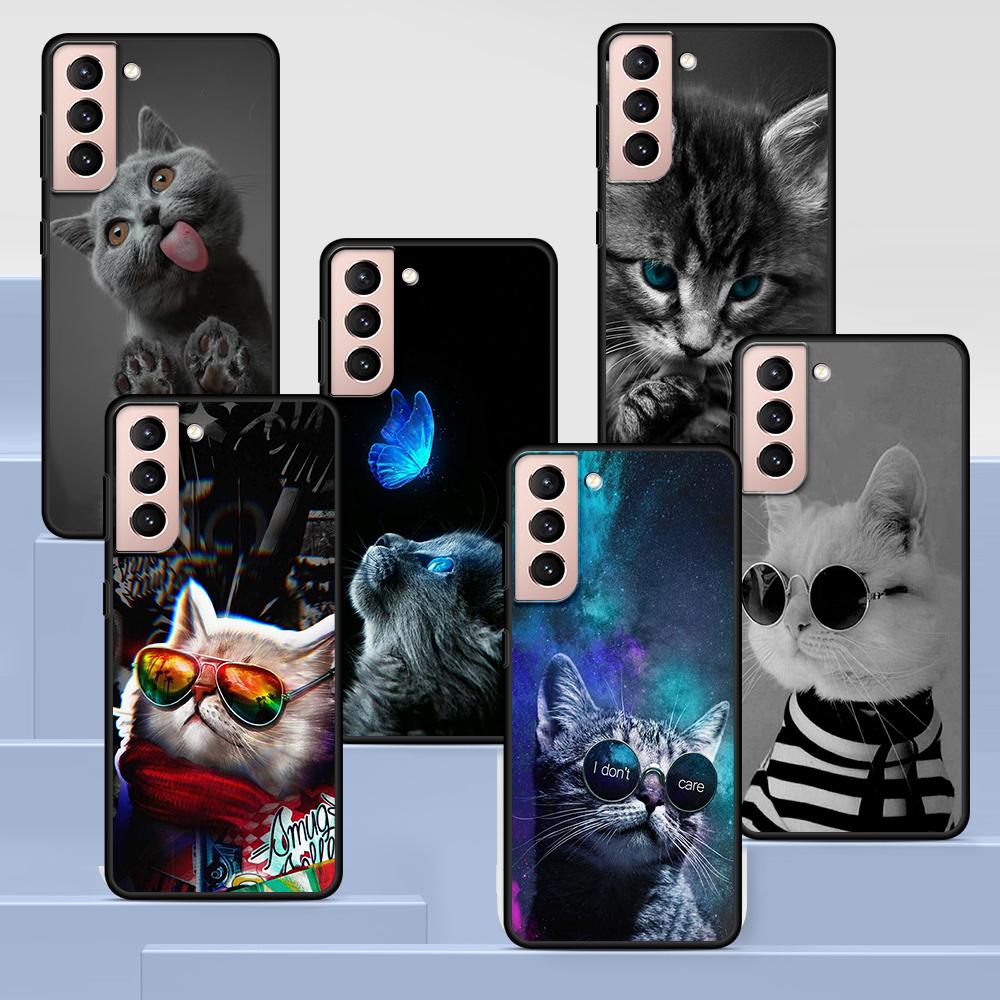 Милый чехол с изображением кота для Samsung Galaxy S22 Ultra 5G, чехол для телефона S21 S20 FE S10 S9 S8 Plus S10e S7 Edge, черный мягкий силиконовый милый чехол
Милый чехол с изображением кота для Samsung Galaxy S22 Ultra 5G, чехол для телефона S21 S20 FE S10 S9 S8 Plus S10e S7 Edge, черный мягкий силиконовый милый чехол