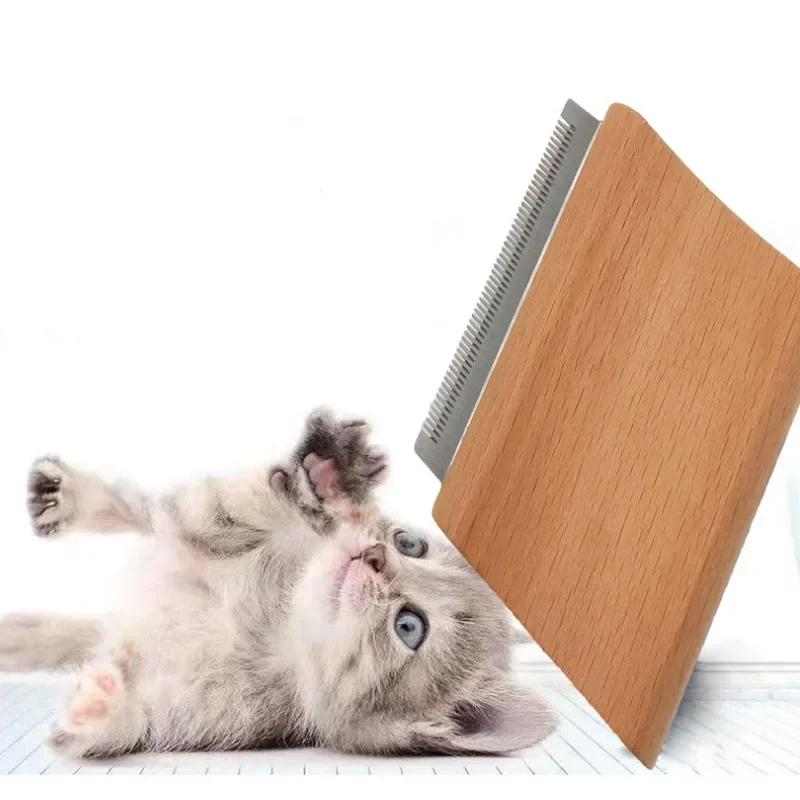Wood Groom Brush Vis Deshedding Grooming Tool, Professional Pet Wooden Groomer, Ergonomic Design Dog Comb Pet hair Removal Comb M
Wood Groom Brush Vis Deshedding Grooming Tool, Professional Pet Wooden Groomer, Ergonomic Design Dog Comb Pet hair Removal Comb M