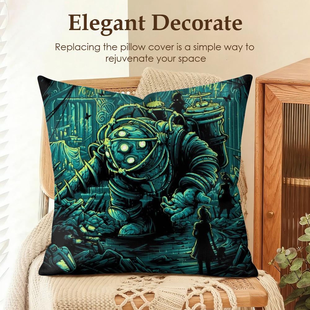 Fanart BBioshock RRapture Cushion Cover Natural Linen Organic Fabric DoubleSided Printing Sofa Home Decor Gift Pillow Case 30x30cm
Fanart BBioshock RRapture Cushion Cover Natural Linen Organic Fabric DoubleSided Printing Sofa Home Decor Gift Pillow Case 30x30cm