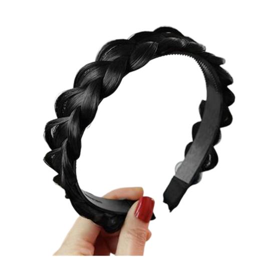 Wig Headband Anti-Slip Tooth Design Fluffy Fishbone Braid Texture Hair Hoop Artificial Hair Decor Women Headband Hair чёрный
Wig Headband Anti-Slip Tooth Design Fluffy Fishbone Braid Texture Hair Hoop Artificial Hair Decor Women Headband Hair чёрный