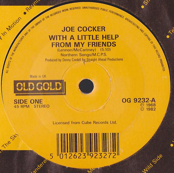 7inch Record JOE COCKER With A Little Help From My Friends OG9232 Old Gold UK Rock Used
7inch Record JOE COCKER With A Little Help From My Friends OG9232 Old Gold UK Rock Used