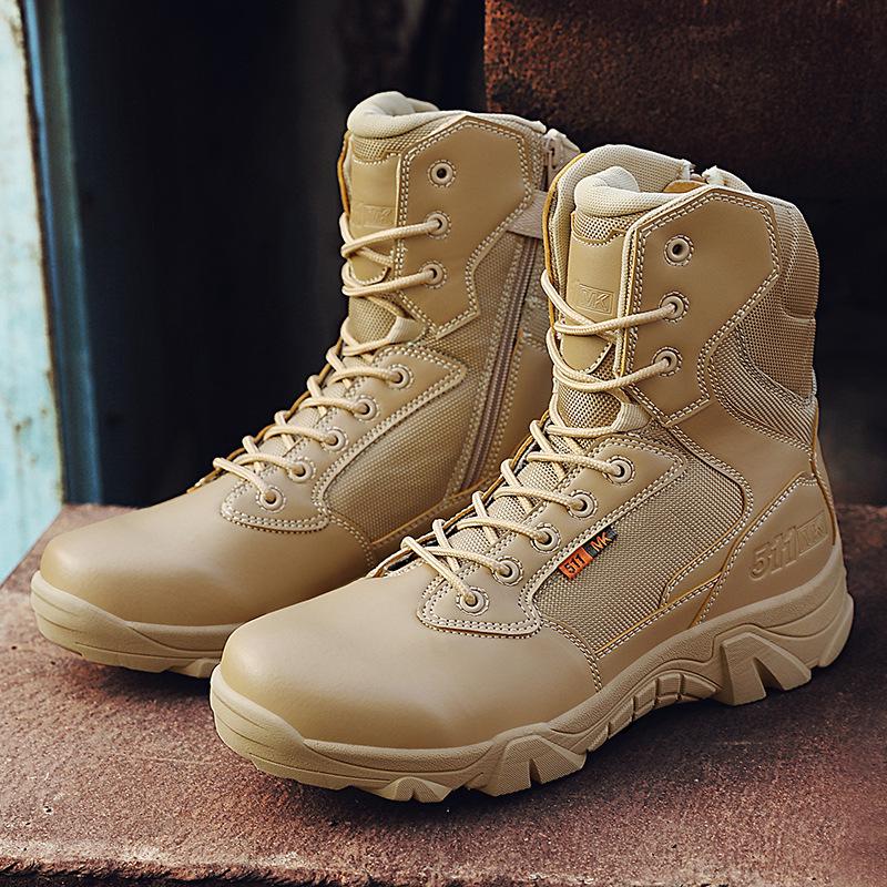 Plus Size Waterproof High-Top Combat Boots - Versatile Outdoor Autumn/Winter Footwear 47 пісочний
Plus Size Waterproof High-Top Combat Boots - Versatile Outdoor Autumn/Winter Footwear 47 пісочний