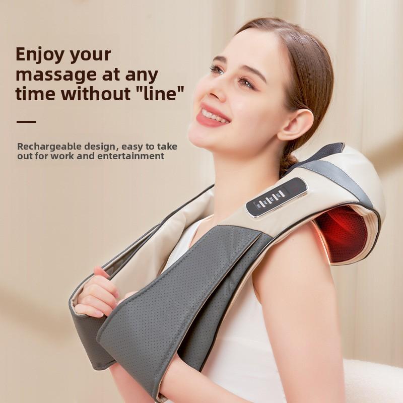 Kneading Massage Shawl, Electric Heating LCD Screen Display Charging Portable Whole Body Household Cervical Spine Massage Instrument
Kneading Massage Shawl, Electric Heating LCD Screen Display Charging Portable Whole Body Household Cervical Spine Massage Instrument