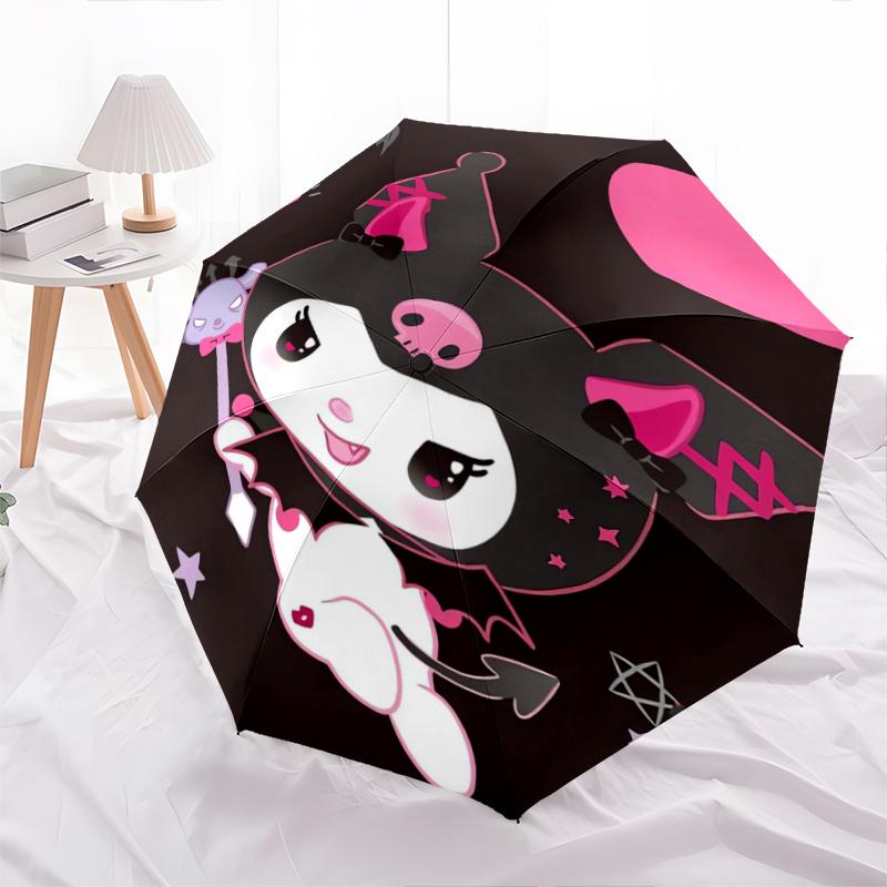1pc Cute Heart Kuromi Automatic Opening and Closing Umbrella, Lightweight 3-Fold, With Cute Cartoon Characters, Suitable for Home, Outdoor and Daily U
1pc Cute Heart Kuromi Automatic Opening and Closing Umbrella, Lightweight 3-Fold, With Cute Cartoon Characters, Suitable for Home, Outdoor and Daily U