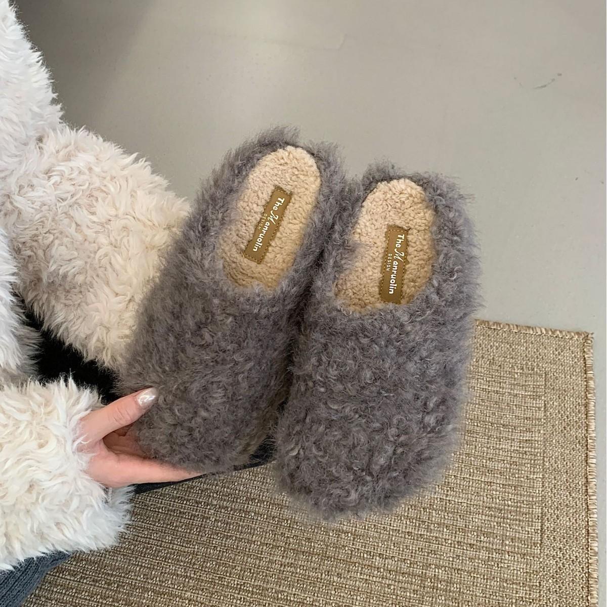 2025 new round head plush thick-soled bag head drag wear lazy Boken women s shoes snow women s shoes 39 кавовий
2025 new round head plush thick-soled bag head drag wear lazy Boken women s shoes snow women s shoes 39 кавовий