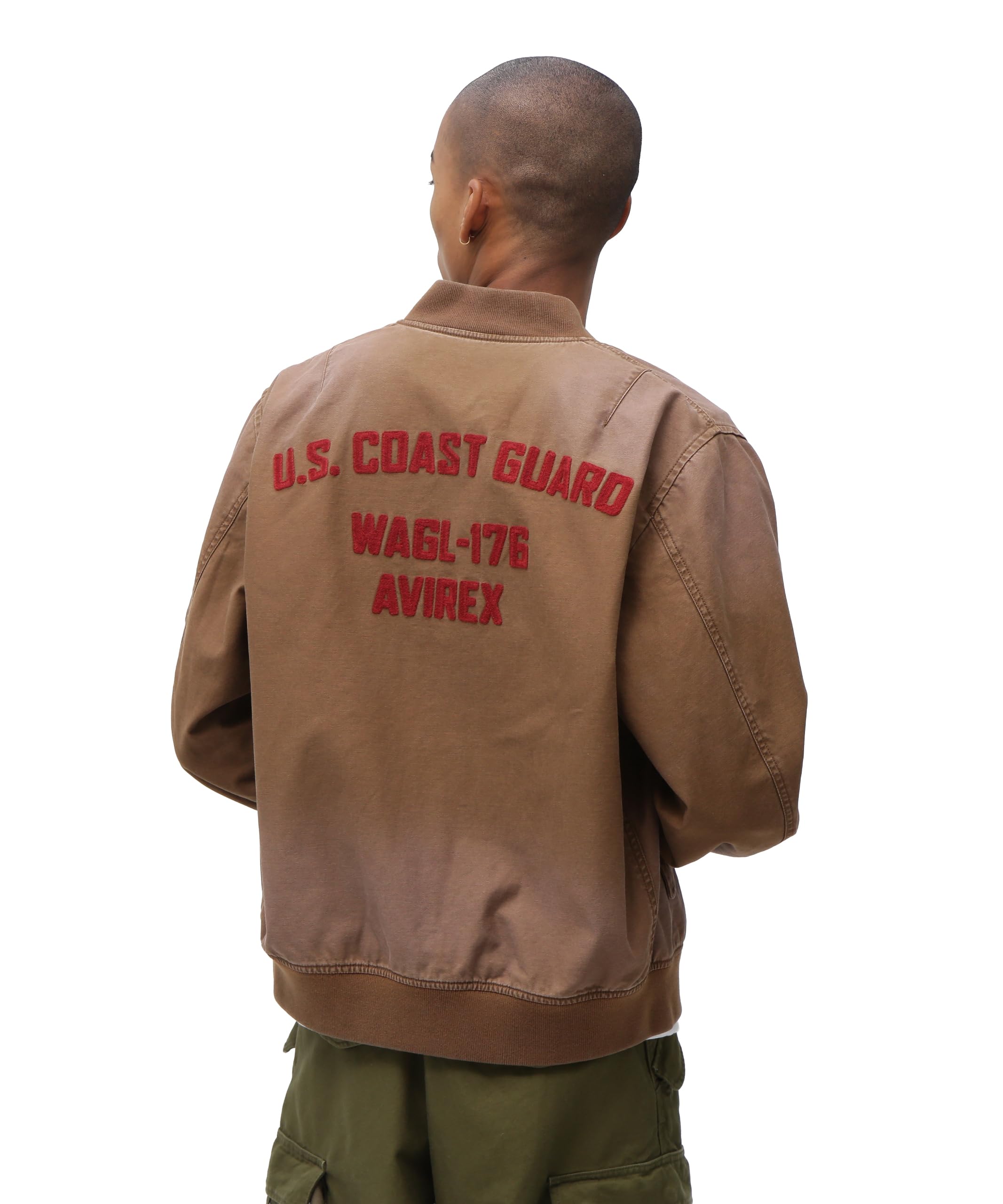 AVIREX COTTON LIGHT MA-1 U.S.COAST GUARD Men s L 050 Braun 783-6152001
AVIREX COTTON LIGHT MA-1 U.S.COAST GUARD Men s L 050 Braun 783-6152001