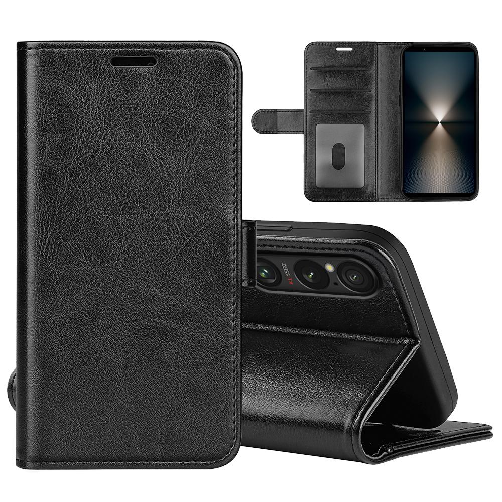 For Sony Xperia 1 VII Case Crazy Horse Texture Stand Leather Phone Cover Black
For Sony Xperia 1 VII Case Crazy Horse Texture Stand Leather Phone Cover Black