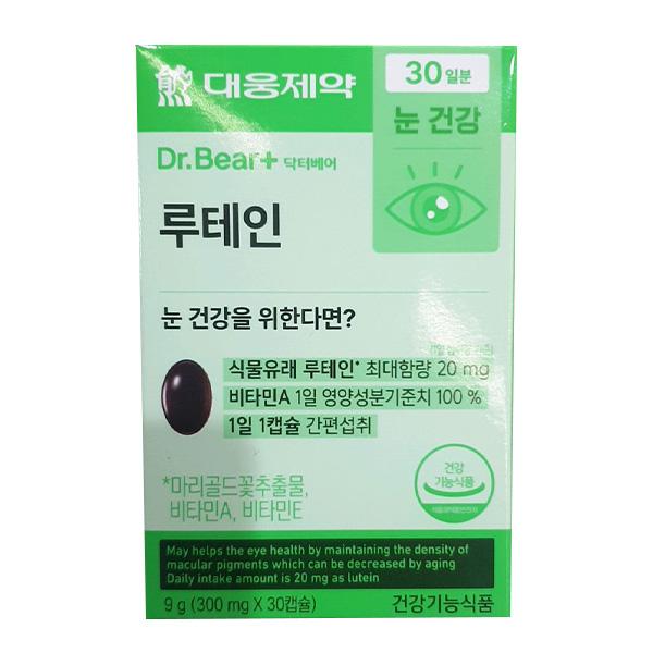 Daewoong Dr. Bear Lutein 300mg x 30 Capsules One thing
Daewoong Dr. Bear Lutein 300mg x 30 Capsules One thing