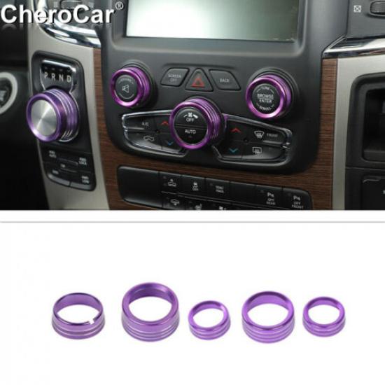 Headlight Lamp Switch Center Console Knob Ring Trim For 2013-17 Dodge RAM Purple
Headlight Lamp Switch Center Console Knob Ring Trim For 2013-17 Dodge RAM Purple