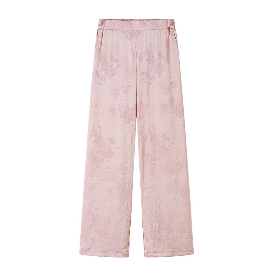 Женские брюки с высокой талией, широкими штанинами, жаккардовые, атласные - Синие Medium персиковый/розовый
Женские брюки с высокой талией, широкими штанинами, жаккардовые, атласные - Синие Medium персиковый/розовый