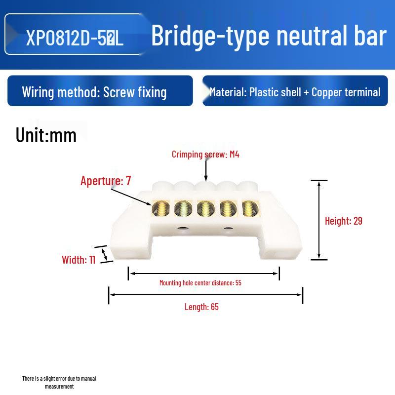 0812D Thickened Plastic Coated Shell Grounding Copper Terminal Block
0812D Thickened Plastic Coated Shell Grounding Copper Terminal Block