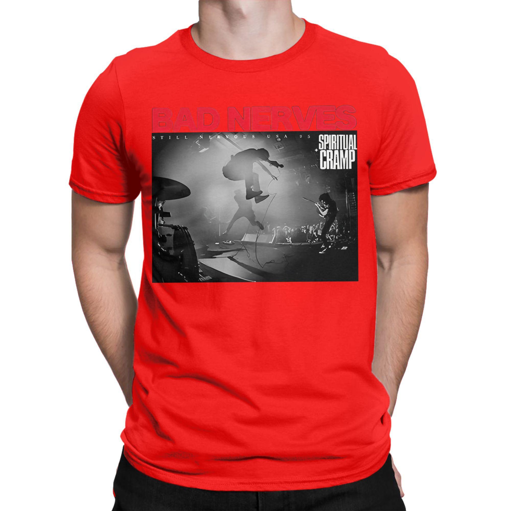 BAD NERVES Still Nervous Music Tours 2025 New Arrival T Shirt Men Women Rock Music Band Cotton Tee Shirt Clothes Summer Tees M
BAD NERVES Still Nervous Music Tours 2025 New Arrival T Shirt Men Women Rock Music Band Cotton Tee Shirt Clothes Summer Tees M
