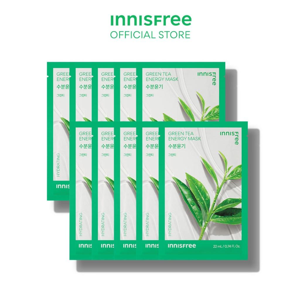 INNISFREE Green Tea Energy Mask 22ml 10pcs
INNISFREE Green Tea Energy Mask 22ml 10pcs
