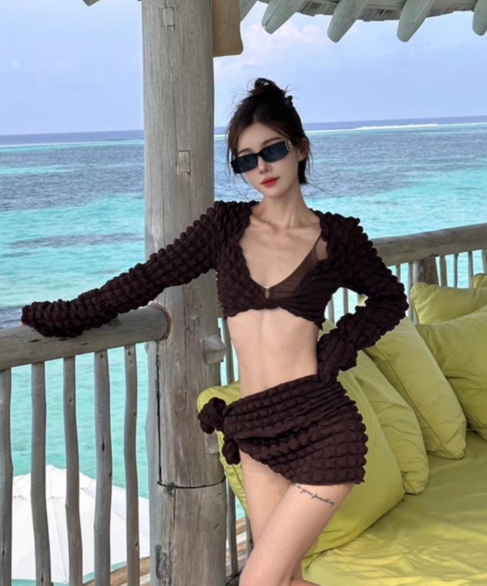 Женские консервативные японские и корейские купальники-двойки - Элегантные бикини для маленькой груди Medium
Женские консервативные японские и корейские купальники-двойки - Элегантные бикини для маленькой груди Medium