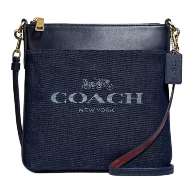 Coach Kitt 21 Letter Logo Pattern Printed Zipper Closure Jacquard Spliced Exquisite Calfskin Messenger Bag Women Shoulder Bag Denim-Blue C3967-GDDEN Basic Set (Bag+Dust Bag)
Coach Kitt 21 Letter Logo Pattern Printed Zipper Closure Jacquard Spliced Exquisite Calfskin Messenger Bag Women Shoulder Bag Denim-Blue C3967-GDDEN Basic Set (Bag+Dust Bag)