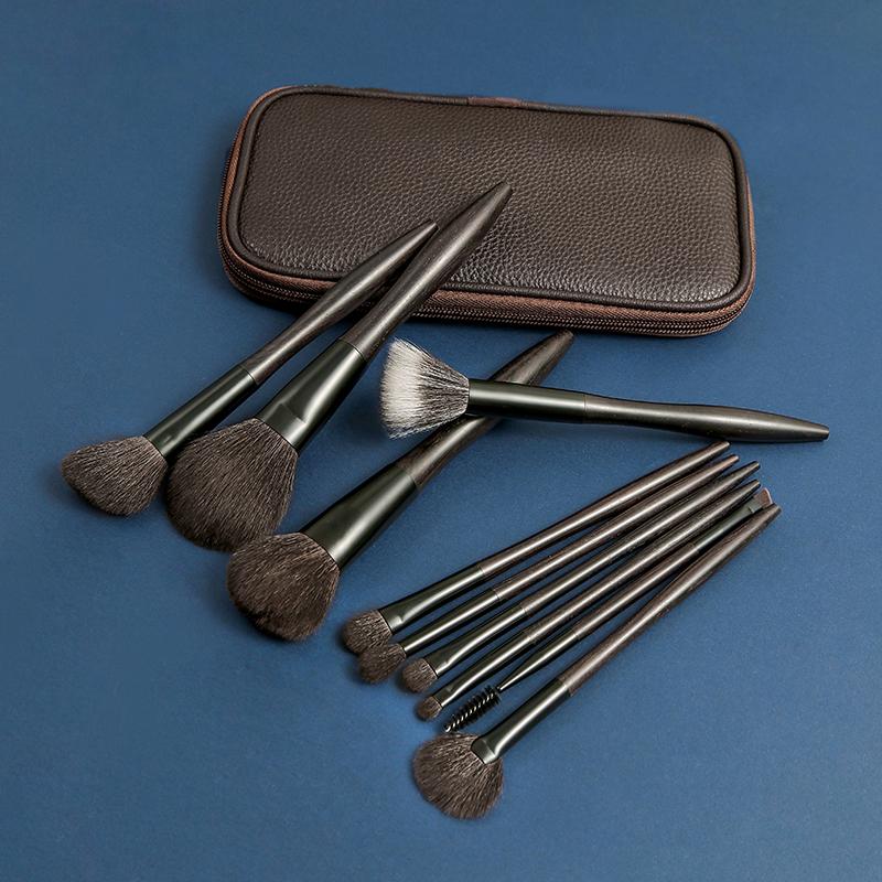 10pcs make up brushes sets Ebony makeup brush animal hair brush set real wool loose powder blush contour eye shadow brush
10pcs make up brushes sets Ebony makeup brush animal hair brush set real wool loose powder blush contour eye shadow brush