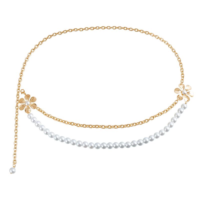 Ladies Fashion Metal Pearl Flowers Waist Chain Women Thin Body Dress Pants Decoration Belts For Girls Luxury Waist Chain золотой
Ladies Fashion Metal Pearl Flowers Waist Chain Women Thin Body Dress Pants Decoration Belts For Girls Luxury Waist Chain золотой
