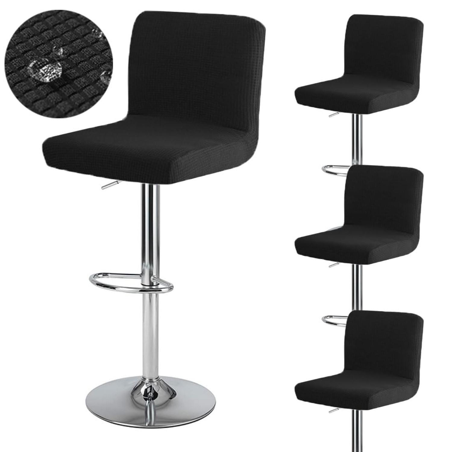 Bifaunvogel - Set of 4 Jacquard Waterproof Backrest Bar Stool Covers for Dining Room, Square Swivel Chair Slipcovers
Bifaunvogel - Set of 4 Jacquard Waterproof Backrest Bar Stool Covers for Dining Room, Square Swivel Chair Slipcovers