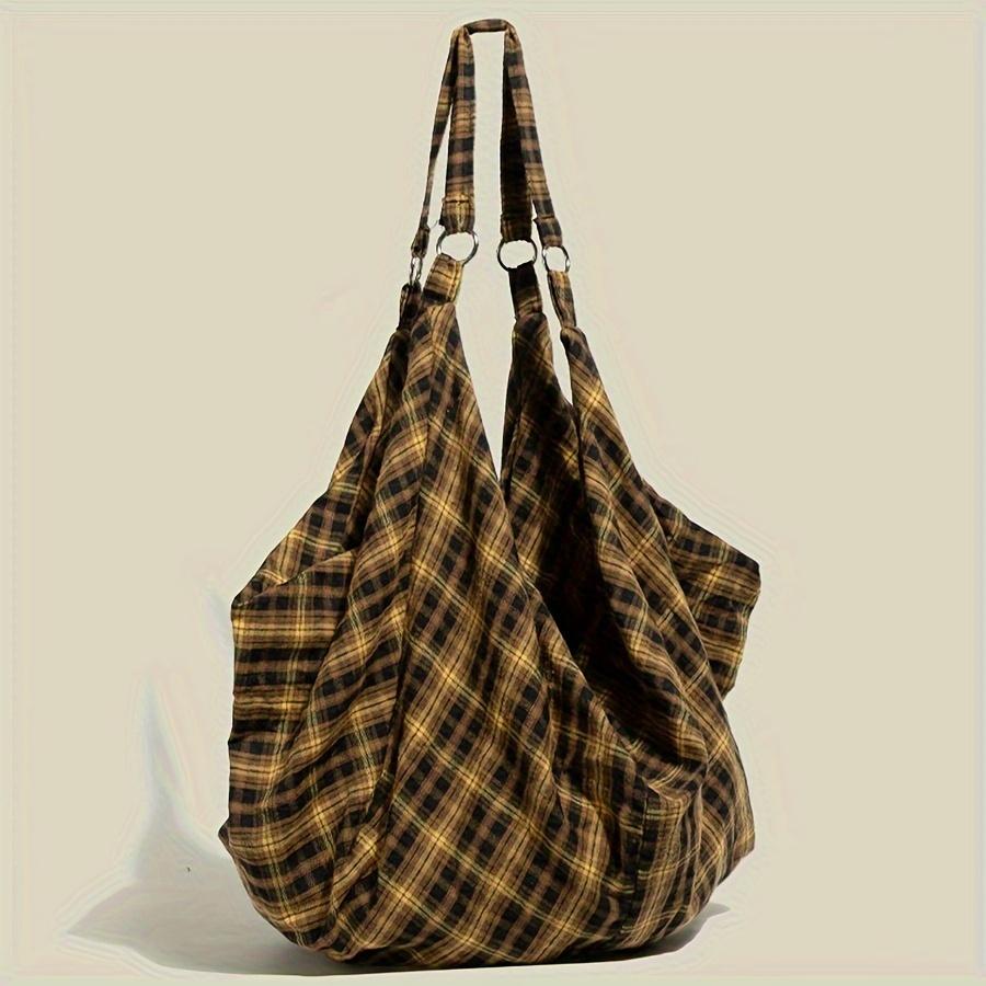 Large Capacity Plaid Pattern Shoulder Bag For Women Casual And Practical Shopping Bag With Double Straps Perfect For Work Or Leisure Brown Plaid
Large Capacity Plaid Pattern Shoulder Bag For Women Casual And Practical Shopping Bag With Double Straps Perfect For Work Or Leisure Brown Plaid