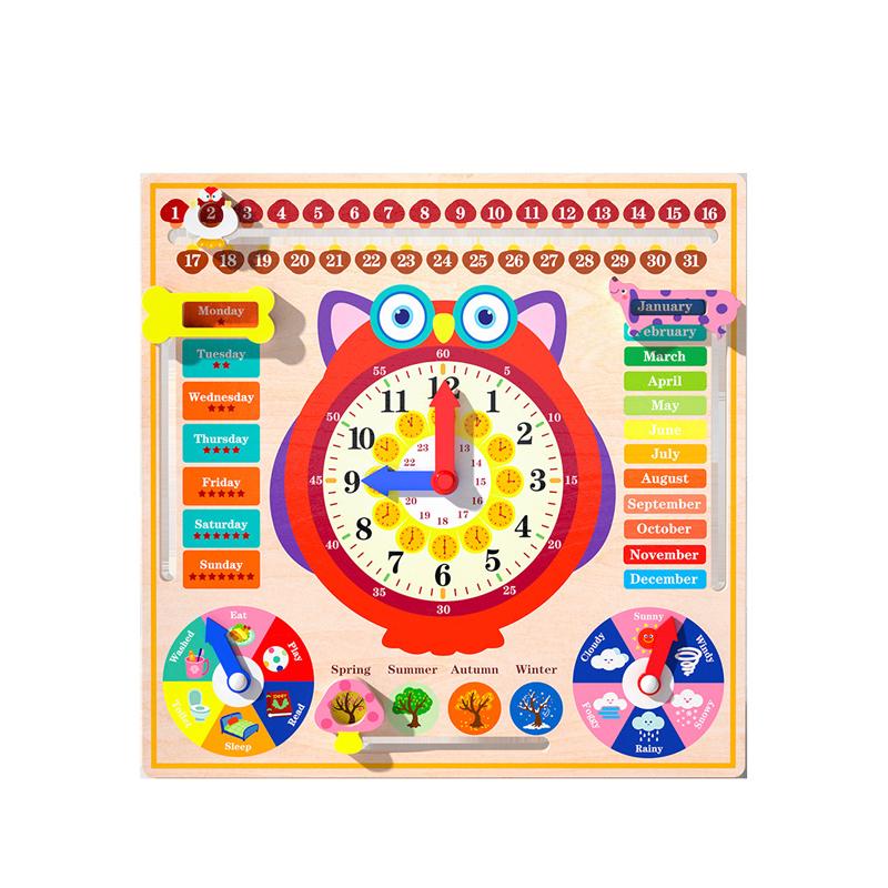 7 in 1 Wooden Calendar Clock Board Game Montessori Toys For Kids Weather Season Clock Time Cognition Educational Toy for Child
7 in 1 Wooden Calendar Clock Board Game Montessori Toys For Kids Weather Season Clock Time Cognition Educational Toy for Child